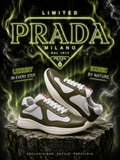 Prada Milano Verde Oliva & Blanco