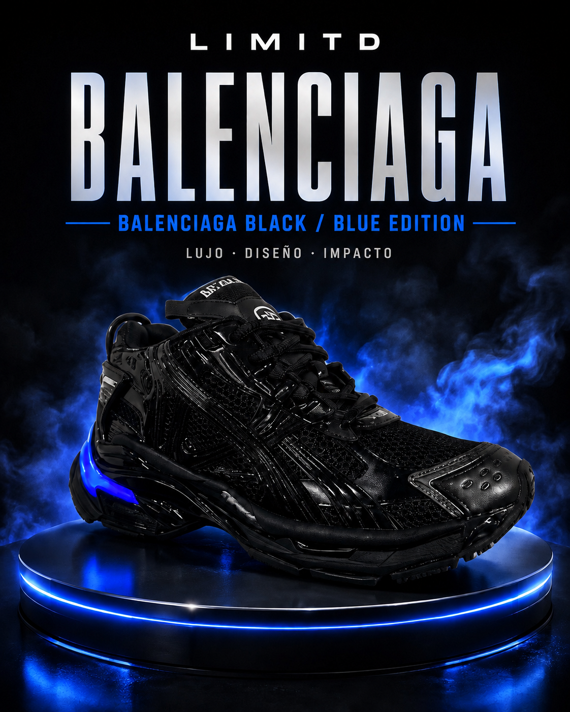 Black / Blue Edition – Chunky Sneaker | Edición LIMITD